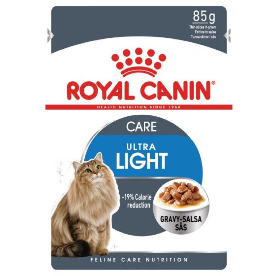 Royal Canin Ultra Light Adult Pouch Cat Food 85g x12