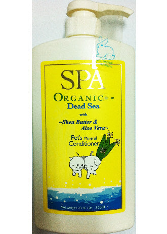 Spa Organic Dead Sea Mineral Conditional With Shea Butter And Aloe Vera 800ml