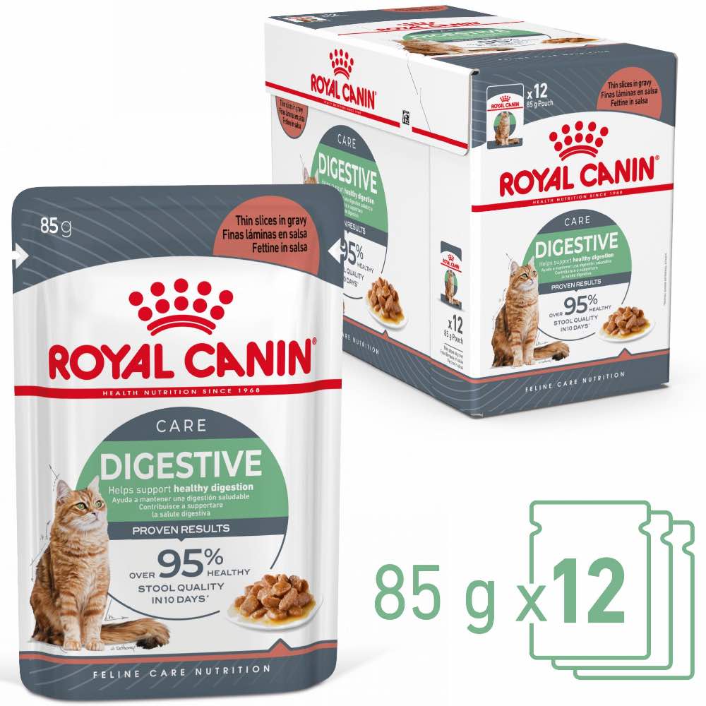 Royal Canin Digestive Care Adult Pouch Cat Food 85g x12